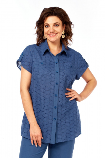 Брюки, рубашка Tensi 397 джинс - фото 4