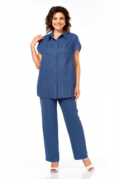 Брюки, рубашка Tensi 397 джинс - фото 3