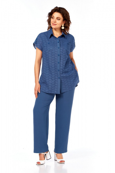 Брюки, рубашка Tensi 397 джинс - фото 2