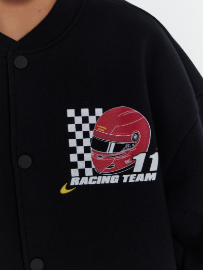 Толстовка Mark Formelle 363333/1/24-32093П-7П черный_печать_2_сл_на_ЛВ_дет_2_сл_на_спинке - фото 27