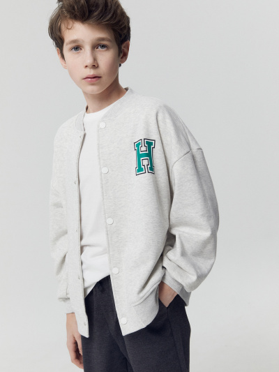 Толстовка Mark Formelle 363333/1/Ф24-26120П-7 серый_меланж_4306_А_печать_2_сл_на_пол - фото 29