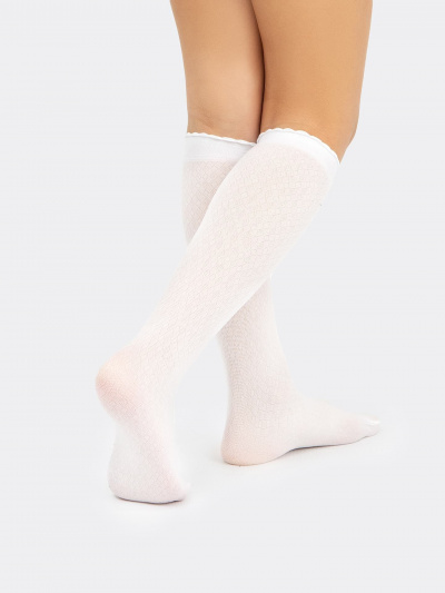 Гольфы Mark Formelle 446PA-1622/B4-20446PA белый_000Н_Крашение_полиамид.изделий_(носки) - фото 27