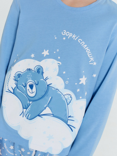 Брюки, джемпер Mark Formelle 563323/24-30519ПП-0 синий_туман_звезды_на_синем_3_сл_на_пол - фото 29