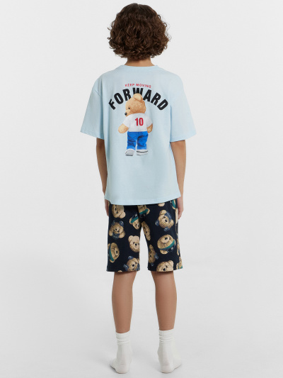 Футболка, шорты Mark Formelle 563327/24-30792ПП-0 кристалл_мишки_на_неви_3_сл_на_пол_3_сл_на_спинке - фото 27