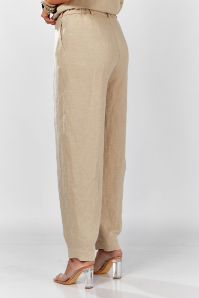 Брюки MALI 325-062 бежевый - фото 7