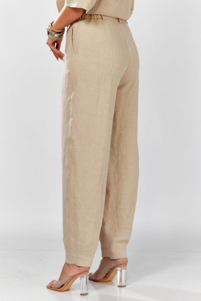 Брюки MALI 325-062 бежевый - фото 6