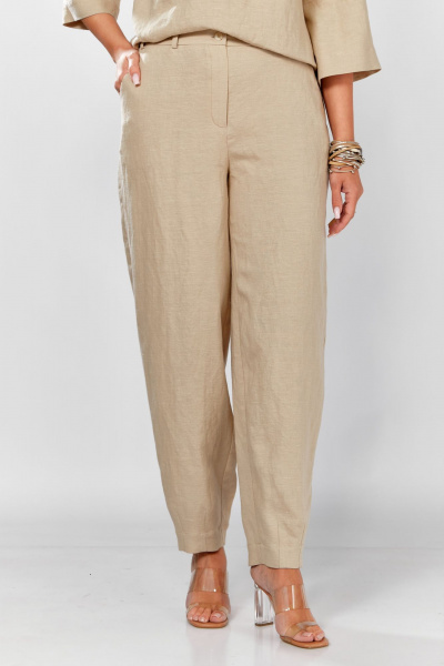 Брюки MALI 325-062 бежевый - фото 5