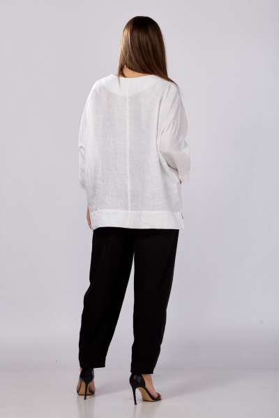 Блуза MALI 625-057 белый_ - фото 3