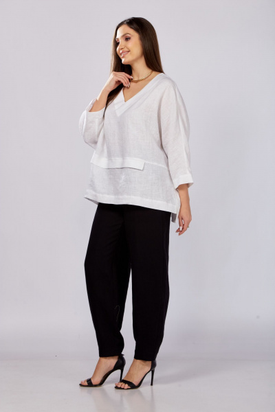 Блуза MALI 625-057 белый_ - фото 15