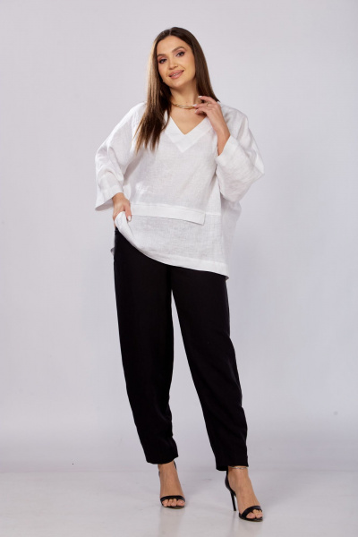 Блуза MALI 625-057 белый_ - фото 14