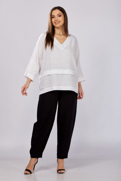 Блуза MALI 625-057 белый_ - фото 12