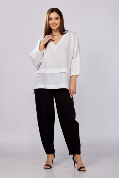 Блуза MALI 625-057 белый_ - фото 8