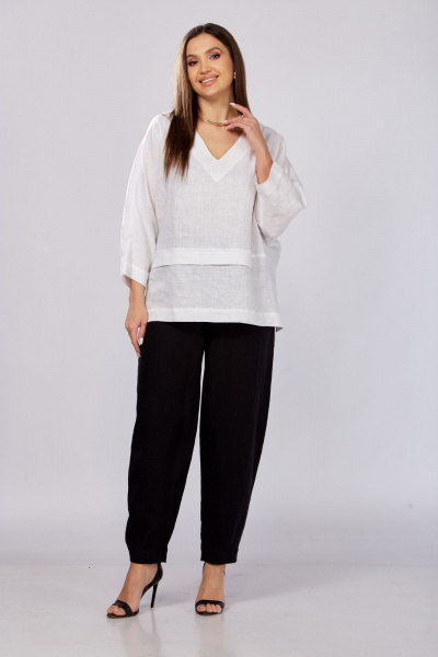 Блуза MALI 625-057 белый_ - фото 7