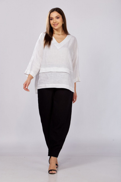 Блуза MALI 625-057 белый_ - фото 6