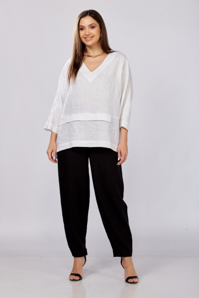 Блуза MALI 625-057 белый_ - фото 5