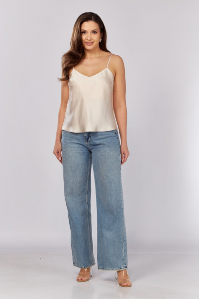 Топ MALI 625-059 кремовый - фото 3