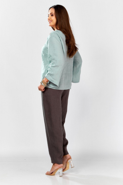 Блуза MALI 625-074 бирюза_ - фото 3