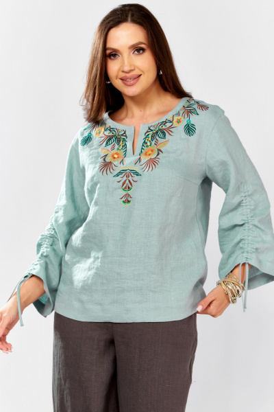 Блуза MALI 625-074 бирюза_ - фото 16