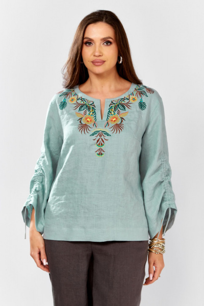 Блуза MALI 625-074 бирюза_ - фото 13