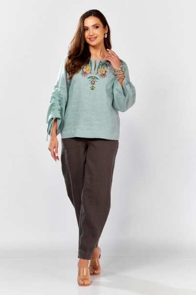 Блуза MALI 625-074 бирюза_ - фото 10