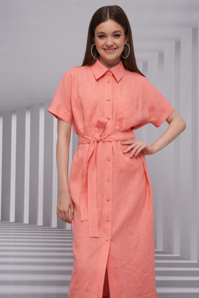 Платье Barbara Geratti С2888BG А_коралл - фото 2