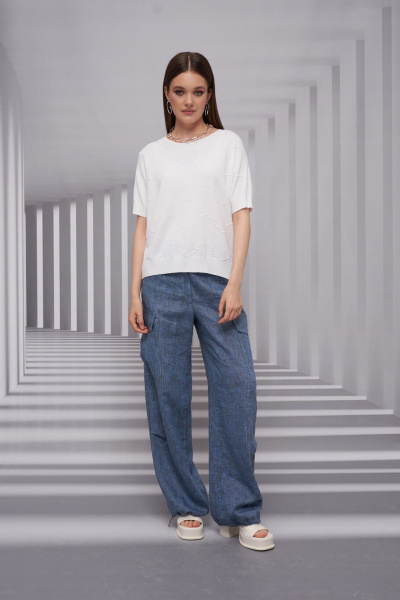 Джемпер Barbara Geratti С4712BG белый - фото 3