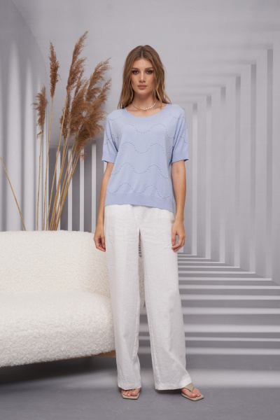 Джемпер Barbara Geratti С4712BG голубой - фото 2