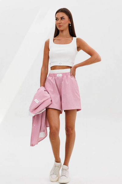 Рубашка, топ, шорты Fantazia Mod 5090 розовый - фото 6