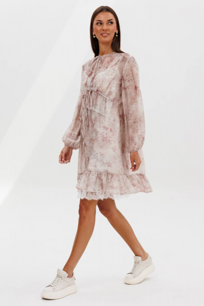 Платье Fantazia Mod 5199 розовый - фото 5