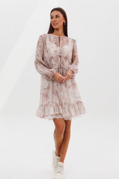 Платье Fantazia Mod 5199 розовый - фото 4