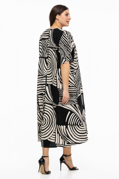 Платье Avila 0998 черный - фото 9