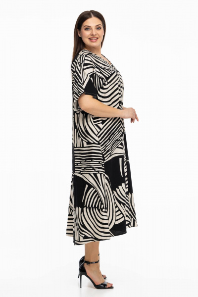 Платье Avila 0998 черный - фото 8