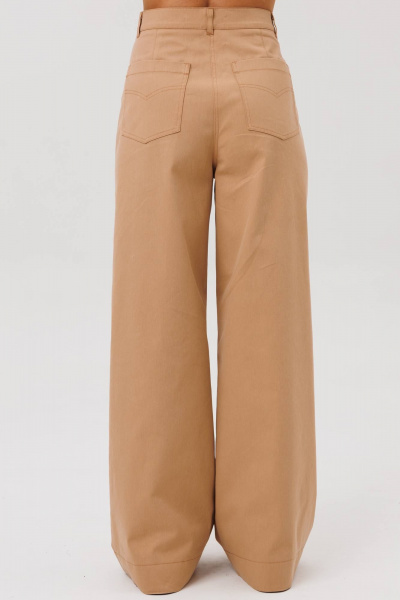 Брюки, жакет Gizart 5377 голубо_мокко-мусс - фото 4