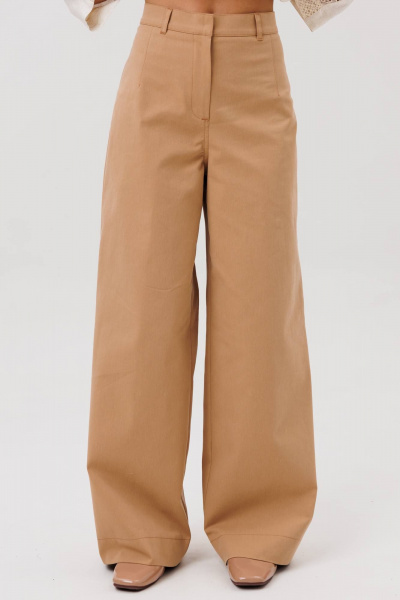 Брюки, жакет Gizart 5377 голубо_мокко-мусс - фото 3