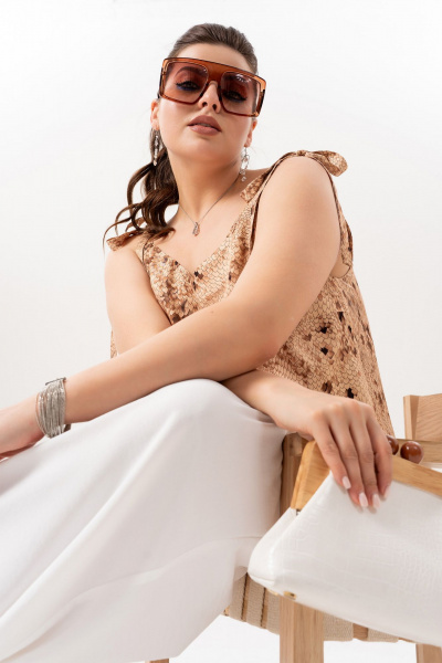 Туника Andina 129 принт_змея - фото 13