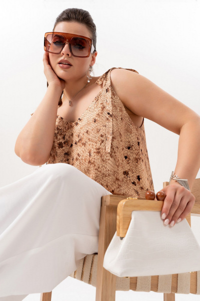 Туника Andina 129 принт_змея - фото 12