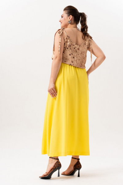 Юбка Andina 304 желтый - фото 2
