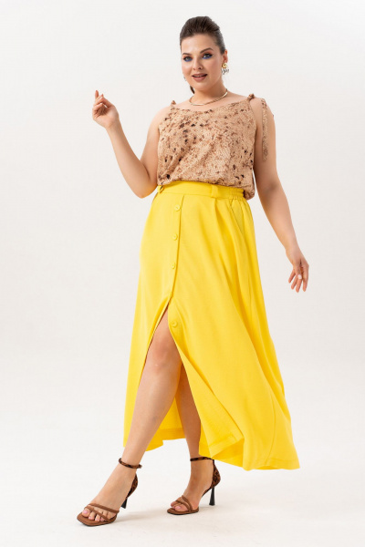 Юбка Andina 304 желтый - фото 7