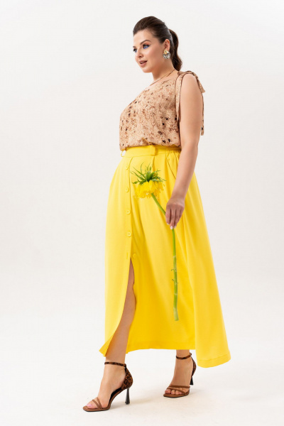 Юбка Andina 304 желтый - фото 6
