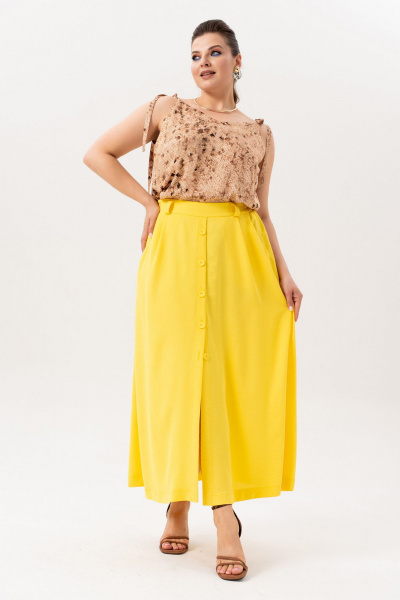 Юбка Andina 304 желтый - фото 4