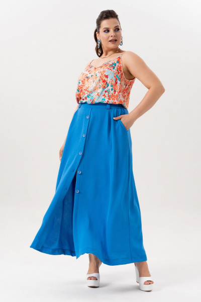 Юбка Andina 304-3 индиго - фото 16