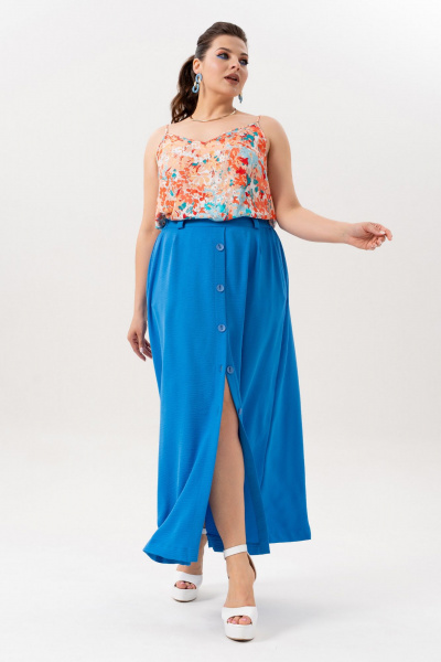 Юбка Andina 304-3 индиго - фото 15