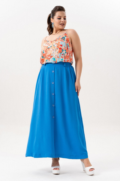 Юбка Andina 304-3 индиго - фото 13