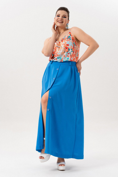 Юбка Andina 304-3 индиго - фото 11