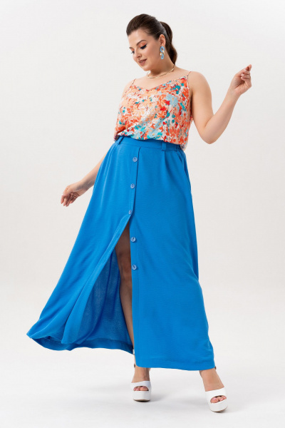 Юбка Andina 304-3 индиго - фото 6