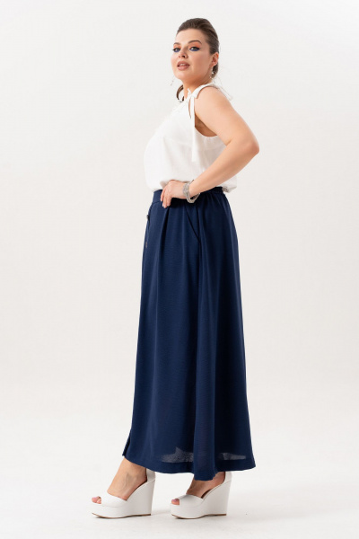 Юбка Andina 304-8 темно_синий - фото 11