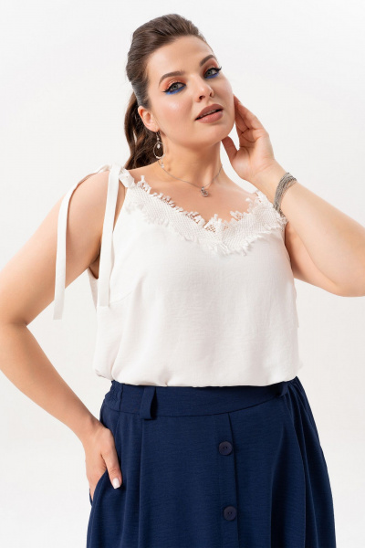 Юбка Andina 304-8 темно_синий - фото 6