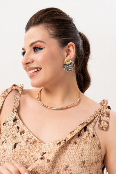 Платье Andina 837 принт_змея - фото 12