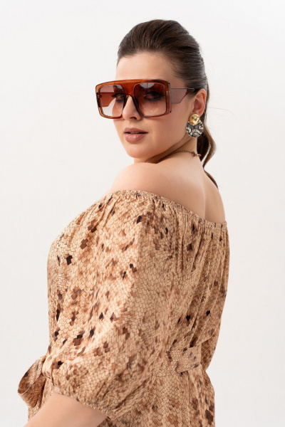 Платье Andina 839 принт_змея - фото 4