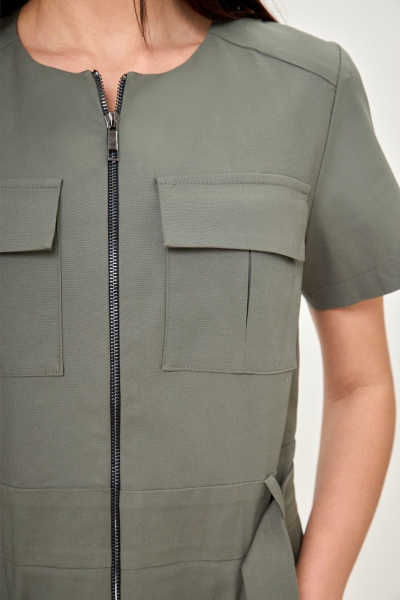 Платье Anelli 1587 исландский_мох - фото 4